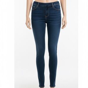 Judy Blue Women's Blue Pull On Dark Wash Stretch Skinny Jeans 7 28